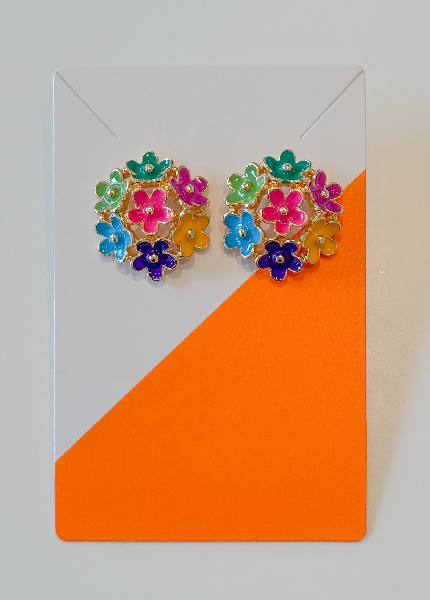 Ohrringe Ohrstecker emailliert