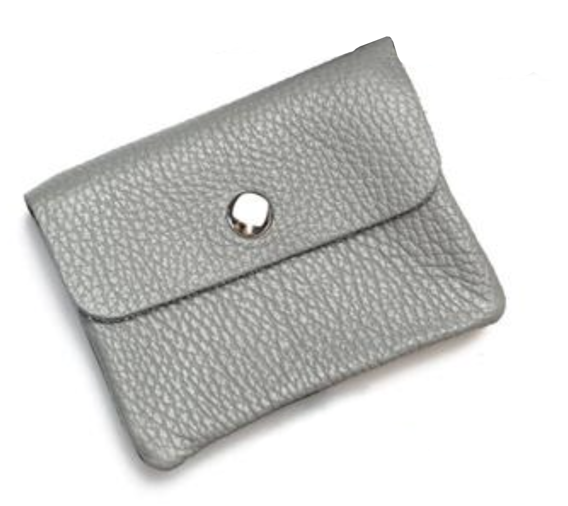 Geldbeutel mit Druckknopf