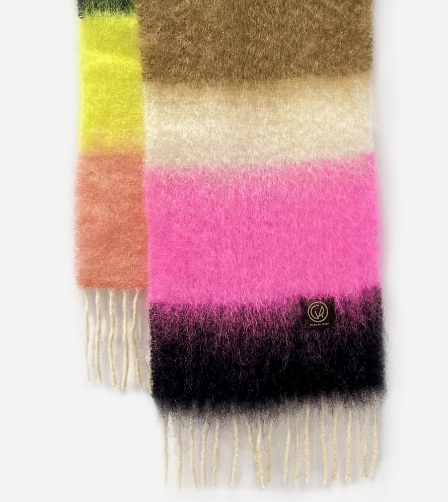 Mohair Schal mit Muster