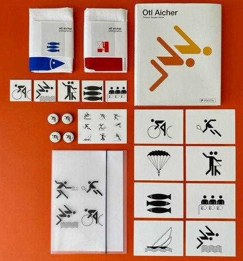 Otl Aicher Stickerpostkarte