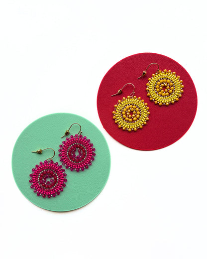 Boho Ohrringe aus Perlen