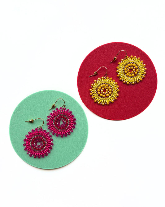 Boho Ohrringe aus Perlen