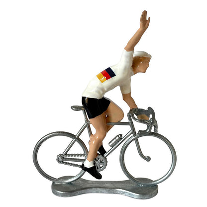Radrennfahrer Zinnfigur