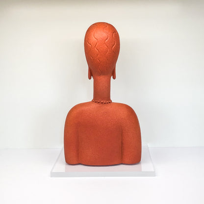 Modigliani: Rote Büste - Skulptur