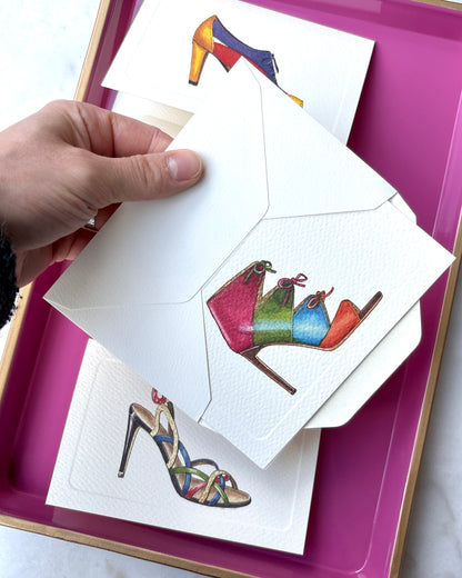 Edle Kartensets "Mode" auf italienischem Papier
