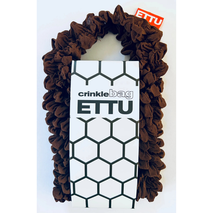 Crinkle Bag Schokobraun