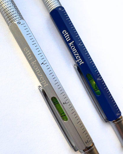 Multifunktions-Kugelschreiber mit Wasserwaage, Maß und Touchscreen-Stift