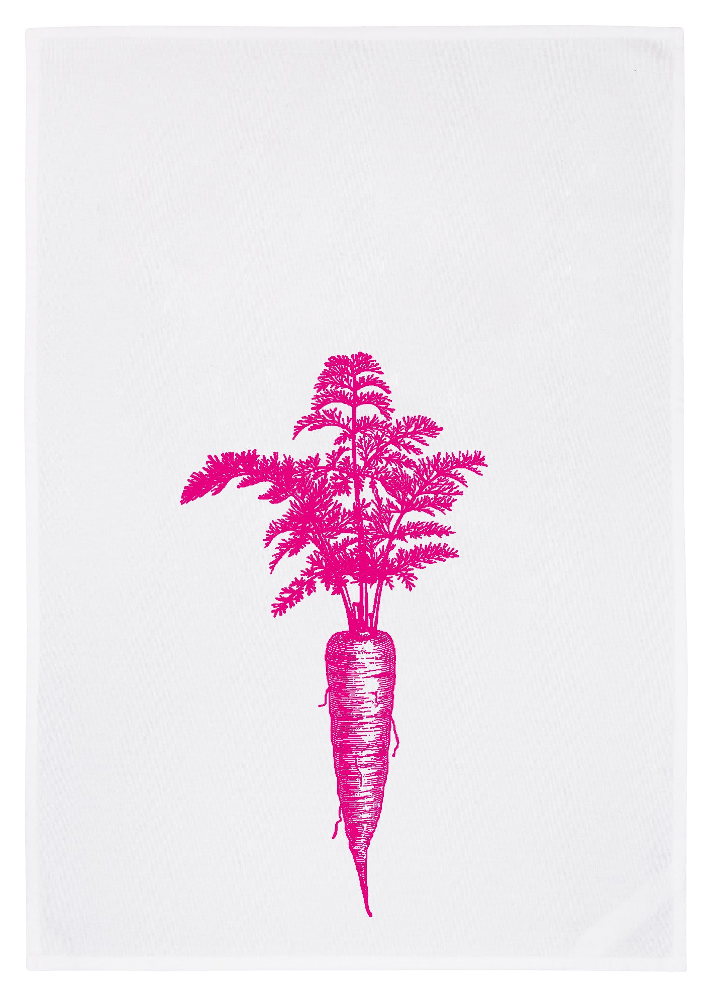 Geschirrtuch Möhrchen (pink/orange)