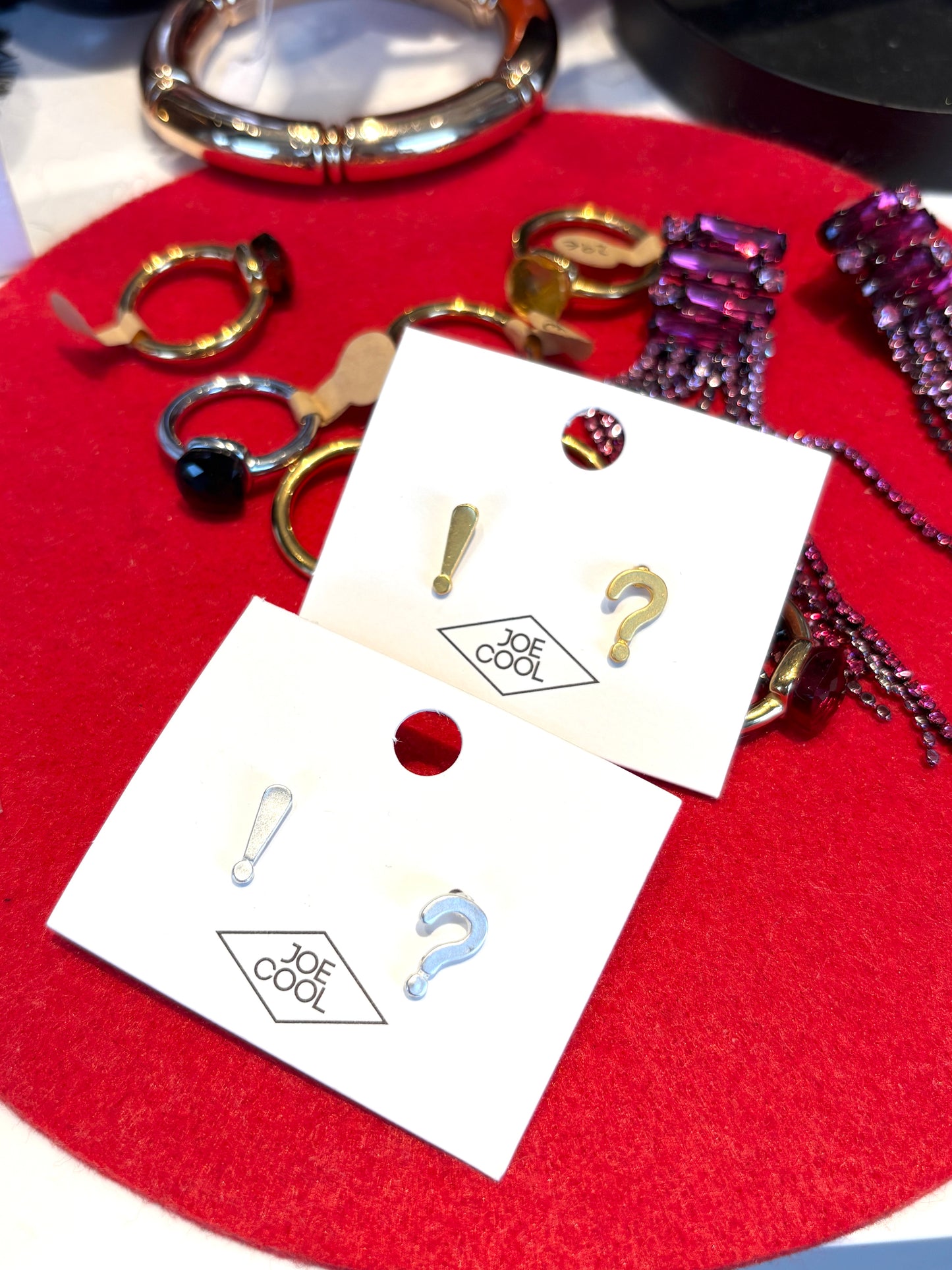 Ohrstecker Satzzeichen