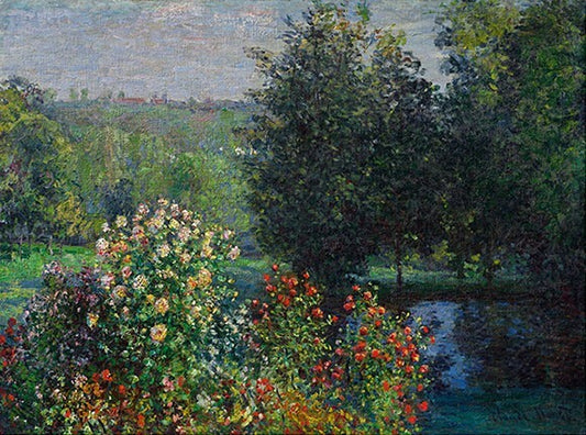 Claude Monet: Die Rosensträucher im Garten von Montgeron (1876)
