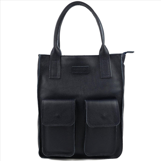 Leder-Shopper
