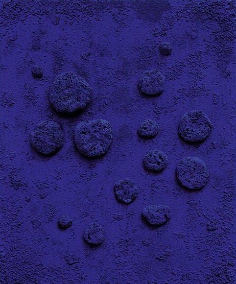 Yves Klein: Blaues Schwammrelief (1960)